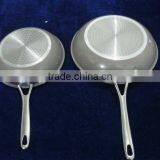 Nonstick Aluminium Fry Pan With Stainless Steel Handle thumbnail-2