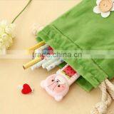 18.5*15.5cm In Stock Drawstring Pouches Jewelry Wedding Velvet Storage Gift Bag Velvet Cosmetic Pouch thumbnail-3