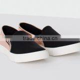 Gold pu Back Counter Rubber Sole Slip on Women Sneakers Cheap Casual Canvas Shoes 2016, Shoes Women Ladies thumbnail-1