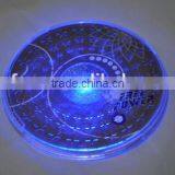 High Quality Colorful LED Flash Coaster /flash Frink Coaster/led Flash Bottle Coaster thumbnail-2