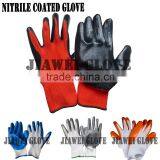Cheapest 13 Gauge White Nylon Glove With Gray Nitrile Coated Gray Nitrile Palm Coated Work Glove/Guantes De Latex A06 thumbnail-3