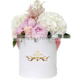 Elegant Round Flower Box with handle