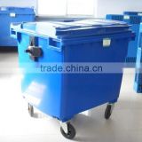 1100 liter plastic outdoor good quality recycling dustbin