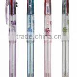 Ball Point Pen Plastic Transparent Barrel Ball Pen for Advertising