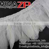 Leading Supplier ZPDECOR Good Quality Loose Cheap Bleached Goose Satinettes Feathers Trim thumbnail-4