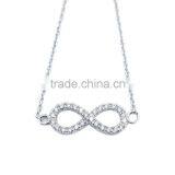 Bulk Sale Cheap Fashion 8 Charm Bracelet in Silver thumbnail-2