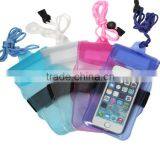 Pvc Waterproof Cell Phone Bag Arm Bag With Strap for IPhone IPad thumbnail-2