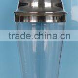 Plastic and Stailess Steel Cocktail Shaker With LOGO thumbnail-2