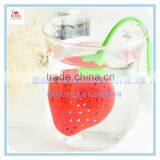 Free Mould! Super Cute Fantastic Strawberry Design Silicone Tea Infuser Strainer, Free Mould! Super Cute Fantastic Strawberry De