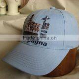 High Quality 6 Panel Cotton Blank Kids Two Toned Sports Cap