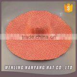 Ladies Straw Sun Visor Wide Large Brim Floppy Fold Swimming Beach Straw Hat thumbnail-1