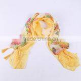 Funky high quality 100% embroidery turkish silk scarf