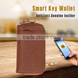 Small Security Gps Genuine Leather Latest Key Clutch Purse