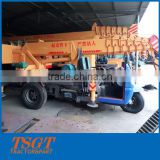 3 ton telescopic boom crane mounted on tricycle chassis
