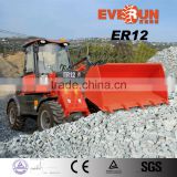 Everun ER12 small garden tractor price mini Backhoe Loader for sale