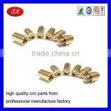 Customized Gold Plating Precision Cnc Turning Parts Electronic Cigarette Adaptors Parts thumbnail-1