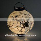 Halloween lanterns of parper lantern pumpkin hold electric lanterns