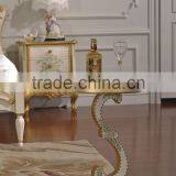 Ancient Style S Shape Wine Table, Bedroom Concise Design Small Table, Flower Painting Tea Table thumbnail-1