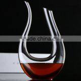 40.5oz ( 1200ml ) Artisan Wine Decanter | Beautiful Wine Carafe in Hand Blown 100% Lead-Free Crystal Glass thumbnail-2