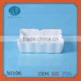 Square Shape and Smokeless Type Pocket Ashtray,Cigar Ashtray White Square HOT thumbnail-1