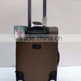 Twill Double-color Brown and Black 4pcs Luggage Set thumbnail-2