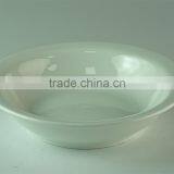 Cheap Large Flat Double-deck White Round Ceramic Bowl thumbnail-1