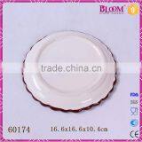 Simple Design Apple Decals Round Ceramic Butter Dish thumbnail-5