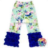 Newest Design Wholesale Baby Clothes Baby Girls Triple Ruffle Pants Sew Sassy Icing Legging thumbnail-5