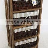 Living Room Furniture Wicker Basket Furniture Rattan / Wicker Cabinets thumbnail-5