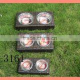 Simple Rattan Dog Pot thumbnail-2