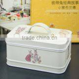Gift Food Chocolate Candy Tea Toys Jewellery Treasury Rectangular Tin Box thumbnail-6