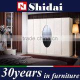 Modern Design Gloss White Lacquer Wardrobe, Contemporary Bedroom Wardrobe Designs , Cheap Bedroom Wall Wardrobe Design LV-F801 thumbnail-1