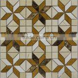 MM-CV306 Contemporary Wall Natural Stone Flower Pattern Marble Mosaic Tile thumbnail-2
