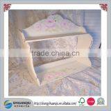 ROMANTIC CHIC WALL SHELF hp Rose Shabby Vintage Cottage Hand Painted Chippy Pink thumbnail-1