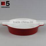 BT5-SD09R Ceramic Italian Baker With Handles thumbnail-1