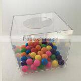 Wholesale Acrylic Donation Box With Assembly Design thumbnail-5