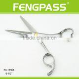 S3-1036A 6-1/2" Inch 2CR13 Stainless Steel With PP Handle Professional Hairdressing Barber Scissors Hair Cutting Scissors thumbnail-2