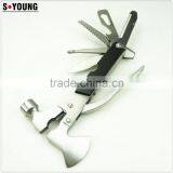 91021 6 Inch Multi Tool Stainless Steel Hammer Multifunction Foldable Portable Combination Tool Clam thumbnail-4