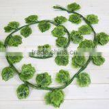 Hot Selling Artificial Grape Leaves Vine 240cm thumbnail-2