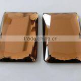 Cutting Rectangle Flat Back Glass Mirror Stone for Garment Accessories thumbnail-1