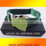 Unique Airplane Buckle Seatbelt Style Shamballa Bracelets Wholesale thumbnail-1