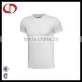 100% Polyester White Running Short Sleeve t Shirt for Men