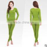 Custom Hot Sale 2014 Thermal Underwear Women's Seamless Body Suit O-neck Winter Warm Tight Slim Long Johns Top+pant Shapewear se thumbnail-3
