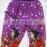 COTTON PRINTED TROUSERS thumbnail-5