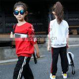 AS-595G New Arrival Sports Clothes Wholesale Factory Children's Clothes Sets Girls' 2pcs Fancy Clothing thumbnail-5