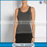 Strech Dark Gray Sports Vest Wholesale China