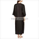 OEM Service Women Sleepwear V Neck Silk Nightgown thumbnail-6