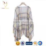 Womens Knit Winter Scarf Poncho Wool thumbnail-1