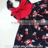 Wholesale Girl Boutique Clothes Summer Sleeveless 2 Years Old Baby Girl Ruffle Dress thumbnail-2