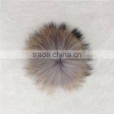 Myfur E-co Real Raccon Fur Pom Pom Hat Raccoon Fur Ball Handcrafted Fur Puff Ball thumbnail-4
